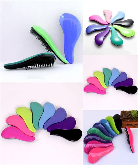 Visit To Buy 1pc Magic Anti Static Hair Brush Handle Tangle