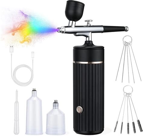 Amazon Cordless Airbrush Kit Rechargeable Airbrush Compressor 23