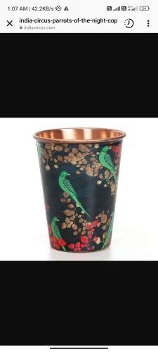 450 Ml Printed Copper Water Glass 1 Piece At Rs 275 Piece In Moradabad