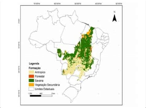 Localização Da área De Estudo E As Classes De Cobertura Da Terra No