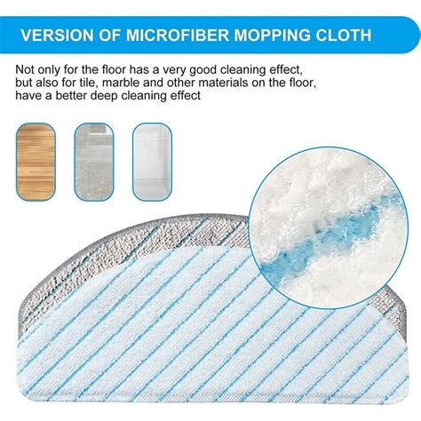 Wiping Mop Cloth Pads For Deebot Ozmo T T Plus Robot Vacuum