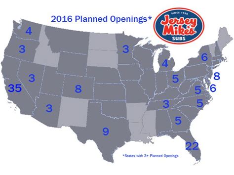 Jersey Mike'S Locations Map - Corny Tiphanie