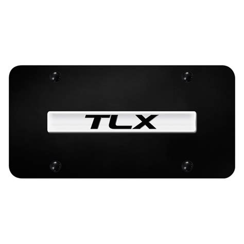 Autogold® License Plate With 3d Chrome Tlx Logo