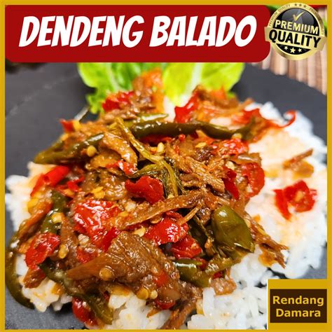 Jual Dendeng Balado Sapi Dendeng Padang Enak Empuk Meresap Kemasan