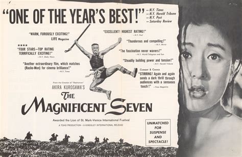 Seven Samurai Original 1954 U.S. Movie Pressbook - Posteritati Movie ...