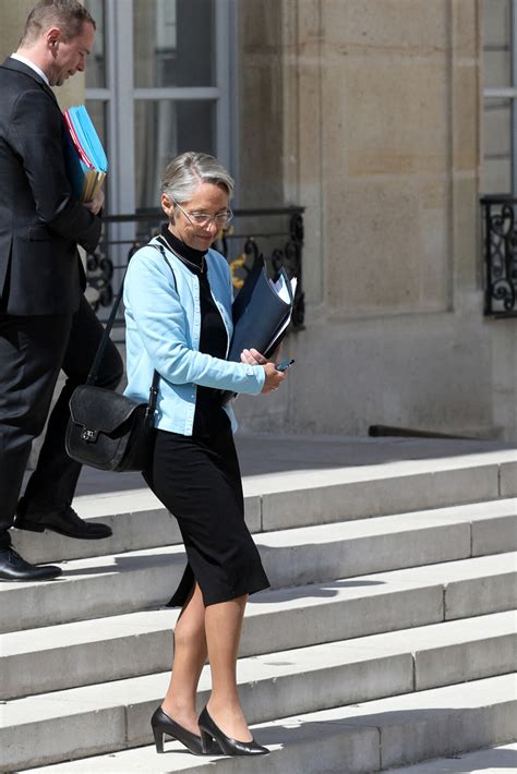 Photo Elisabeth Borne Premier Ministre La Sortie Du Conseil Des