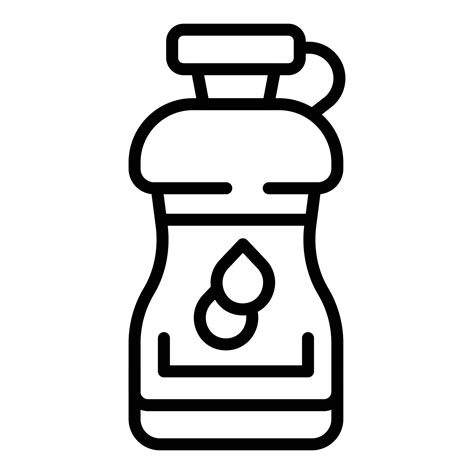 Sport Water Bottle Icon Outline Vector Jump Rope Vector Art