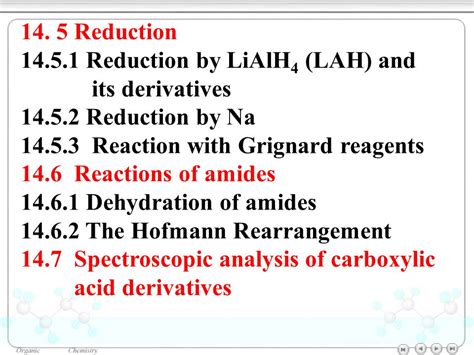 Chapter Carboxylic Acid Derivatives Nucleophilic Acyl Substitution