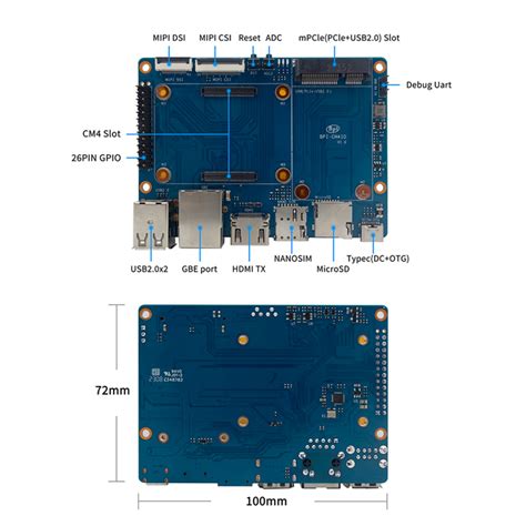 Banana Pi BPI CM4 Computer Module With Amlogic A3111D Compatible With