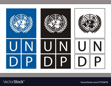 Undp logo image Royalty Free Vector Image - VectorStock