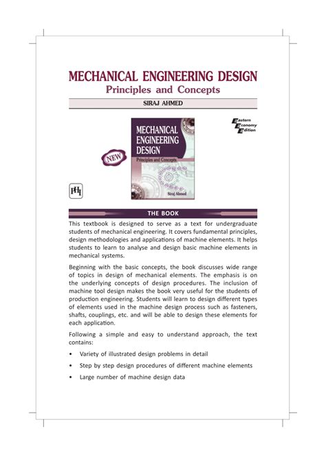 PDF MECHANICAL ENGINEERING DESIGN