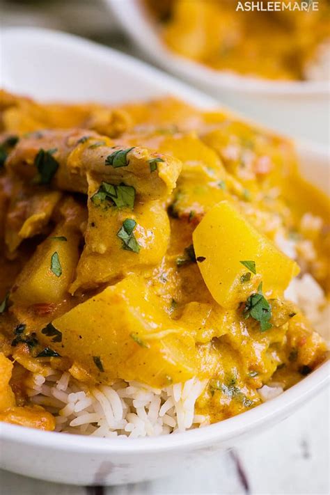 Instant Pot Coconut Curry Chicken Recipe And Video Ashlee Marie Real Fun With Real Food