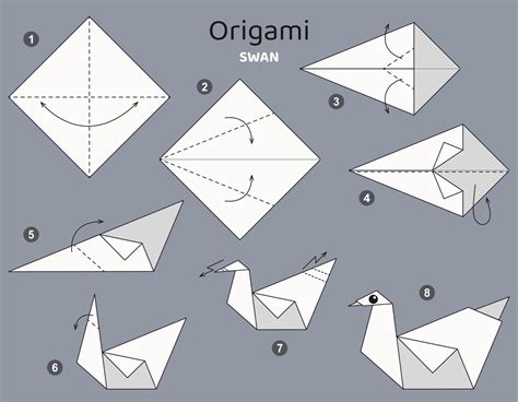 Origami Instructions Swan