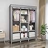 Udear Garde Robe Transportable Armoire De Rangement Penderie En Tissu