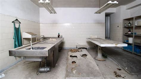 Inside Creepy Morgue Left Abandoned After Being Almost Destroyed By