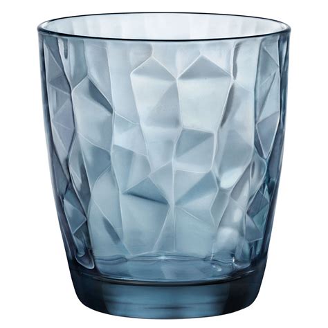 DIAMOND Trinkbecher 39 cl Ø 9 1 x 10 3 cm Blau Whiskeygläser