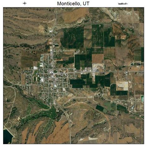 Aerial Photography Map of Monticello, UT Utah