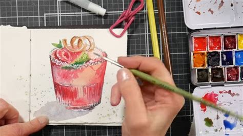 Happy Hour Watercolor It S 5 O Clock Somewhere YouTube