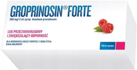 GROPRINOSIN Forte Lek Przeciwwirusowy Syrop 150 Ml 10511650747 Allegro Pl