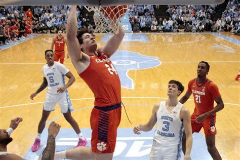 Hall Clemson Take Down No 3 North Carolina 80 76 On The Road To Bolster Ncaa Resume