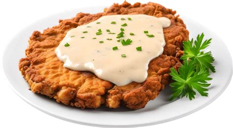 Image Of Delicious Looking Chicken Fried Steak Ai Generated 32322031 Png