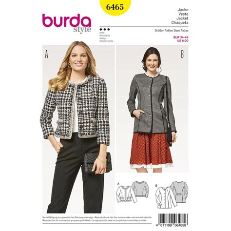 Patron Burda Veste