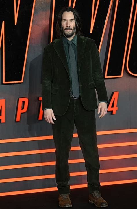 Keanu Reeves Looks Dapper As He Attends John Wick Chapter Premiere