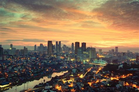 Makati City Skyline City Skyline Makati City Skyline