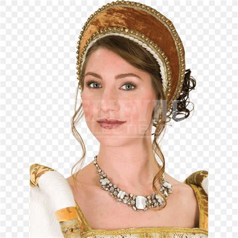 Anne Boleyn Tudor Period Renaissance French Hood The Tudors PNG