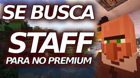 Se Busca Staff Minecraft YouTube