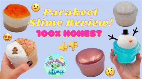 Honest Famous Slime Shop Review Parakeet Slime Shop Asmr No