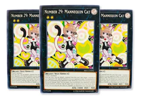 Yugi Oh Number 29 Mannequin Cat Rira En093 Comun Mercadolibre