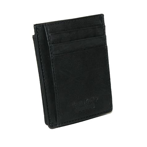 Men S Leather Front Pocket Credit Card Id Holder Wallet By Paul And Taylor Front Pocket Wallets