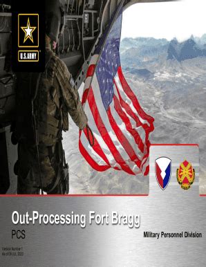 Fillable Online Personnel Actions Branch Out Processing U S Army