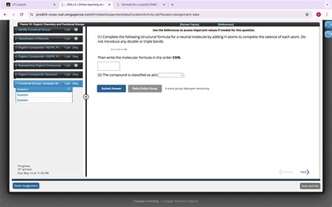 Solved Lti Launch Owlv Online Teaching And Formula For A