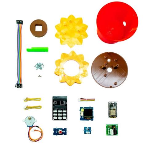 Kit Girassol Seguidor De Luz Makerhero