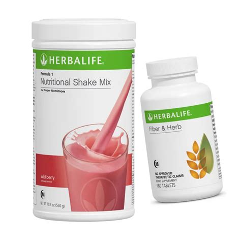 Herbalife Wild Berry Nutritional Shake Mix Canister G W Fiber