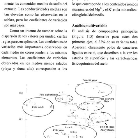 Resultados De Un An L Isis Multi Var Ia Ble Acp Asociando Los