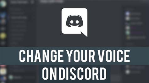 How To Change Your Voice On Discord Best Discord Voice Changer YouTube