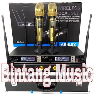 Jual Mic Wireless Ashley PRO 1 Original Ashley PRO1 Free Koper Ashley