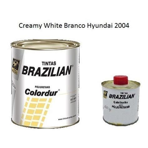 Tinta Automotiva Pu Creamy White Branco Hyundai 900ml Cat No Shoptime