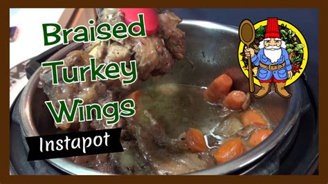 Instant Pot Braised Turkey Wings Spice And Advice A Cooking Show With Victor Youtube