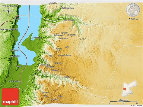 Physical 3D Map of Karak