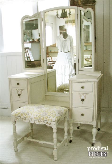 Gilded Antique Vanity Makeover Diy Furniture Makeovers