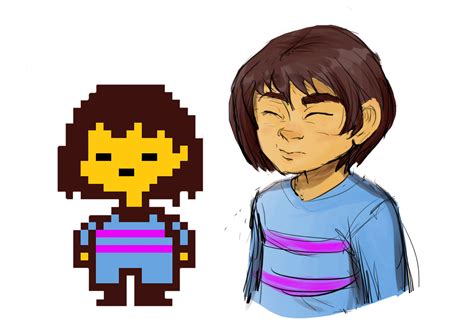 Frisk Sprite Interpretation by Kiki-Yuyu on DeviantArt