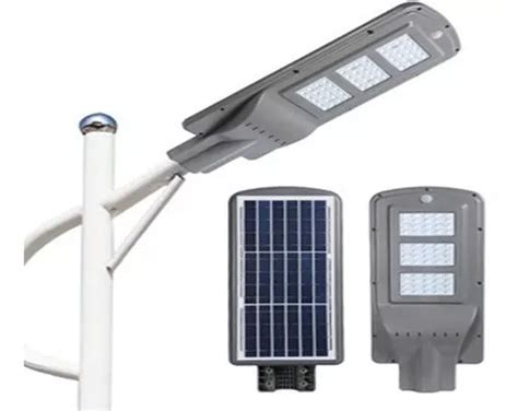 Lampara Reflector Solar Led 60w Para Poste Alumbrado Publico Envío gratis