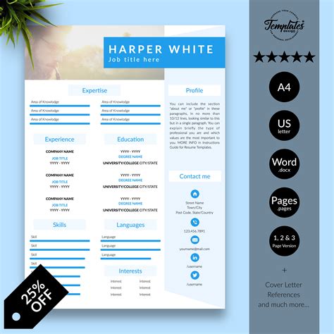 47 Illustrator Resume Templates Free For Your Needs