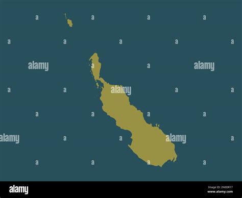 Bougainville Autonomous Region Of Papua New Guinea Solid Color Shape