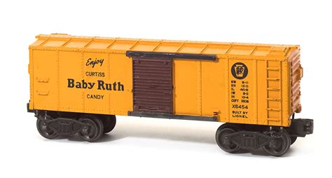 The Lionel X6454 Baby Ruth Boxcar Trains